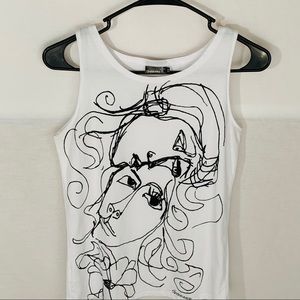 Woman sleeveless tank top